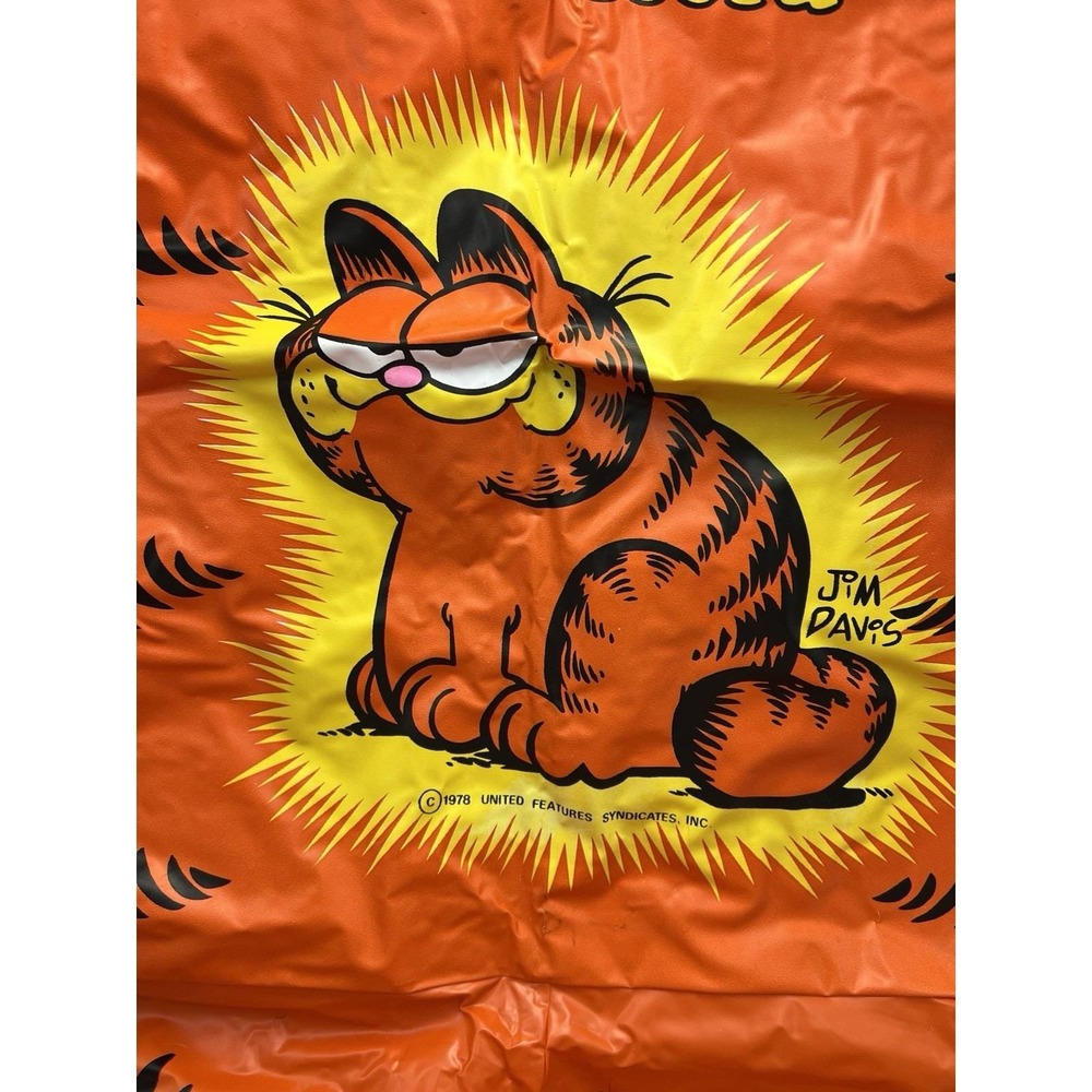 Vintage 1978 Ben Cooper "Garfield" Costume Mask w/Box, size Small 4-6 Jim Davis - Picture 8 of 13
